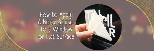 How to put on a sticker