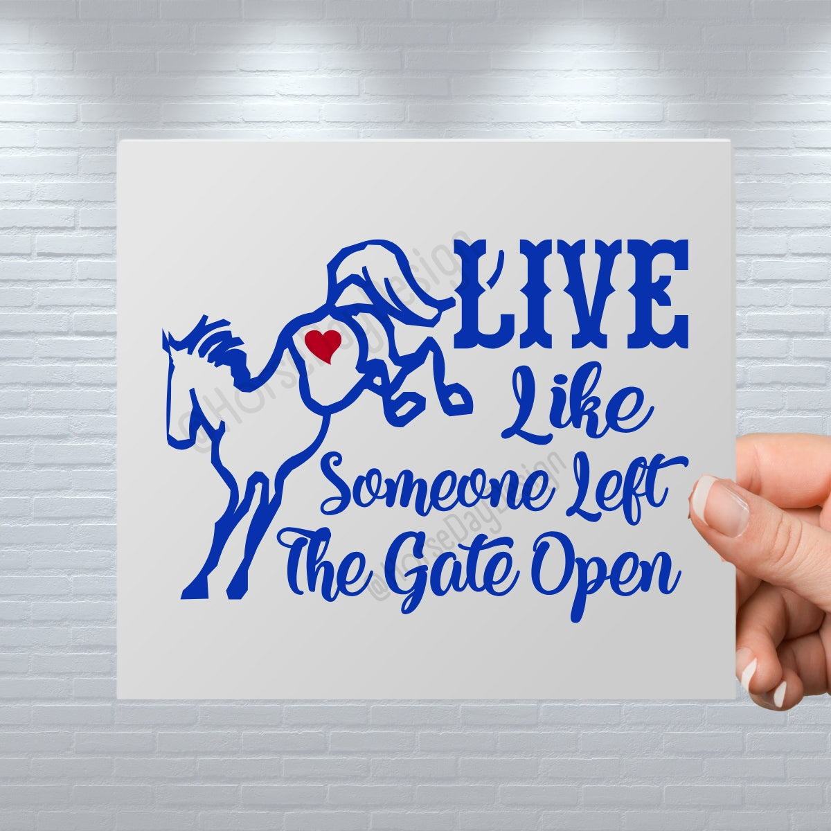 Vinyl Horse stickers Equestrian Decals