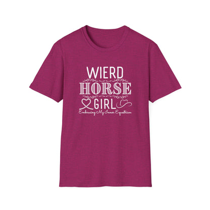 Weird Horse Girl T-Shirt Horse Shirt