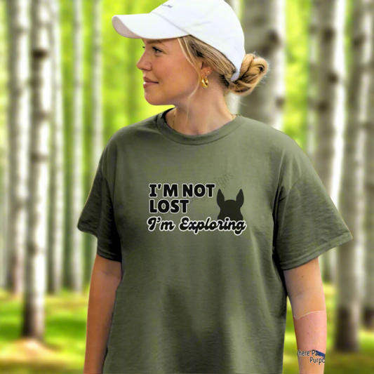 Im Not lost trail riding horse t shirt horse camp t shirt