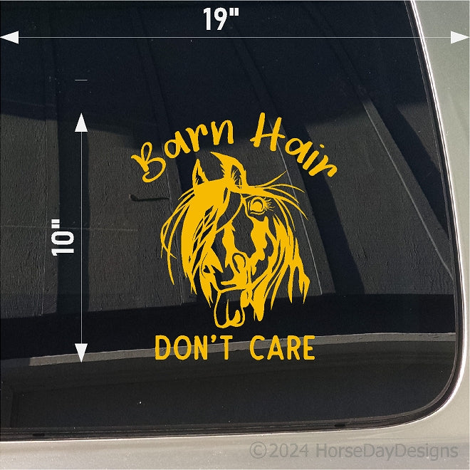 Medium size funny horse sticker
