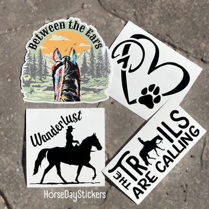 horse decals horse sticker pack

